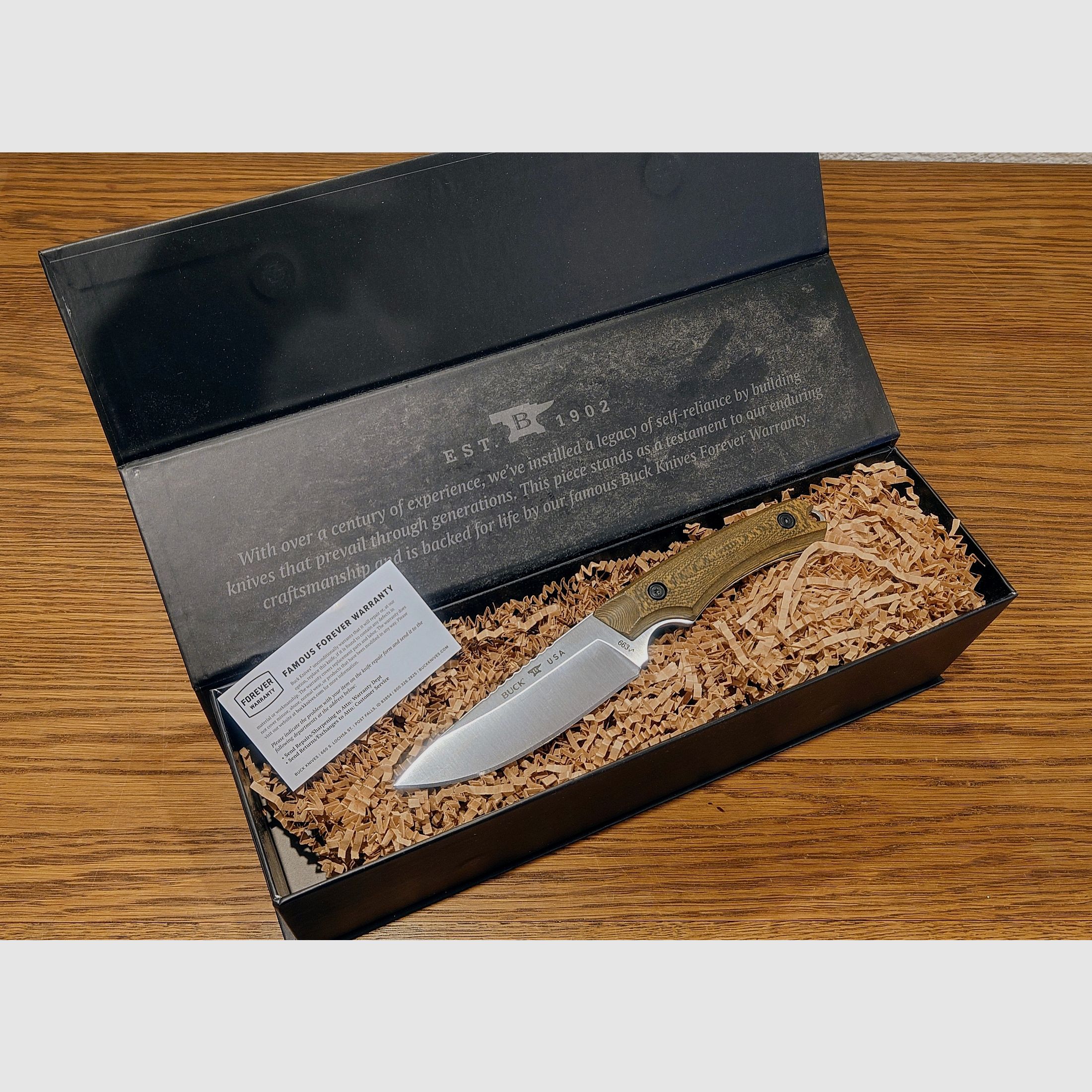 Buck Alpha Guide Pro Jagdmesser in S35VN