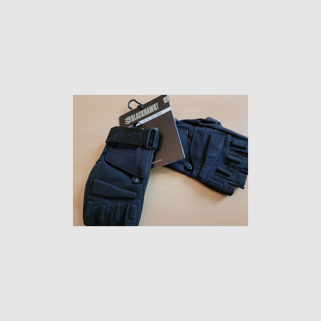 024 Blackhawk - Handschuhe S.O.L.A.G. HD Halbfinger Special Operations Light Assault Glove - Größe
