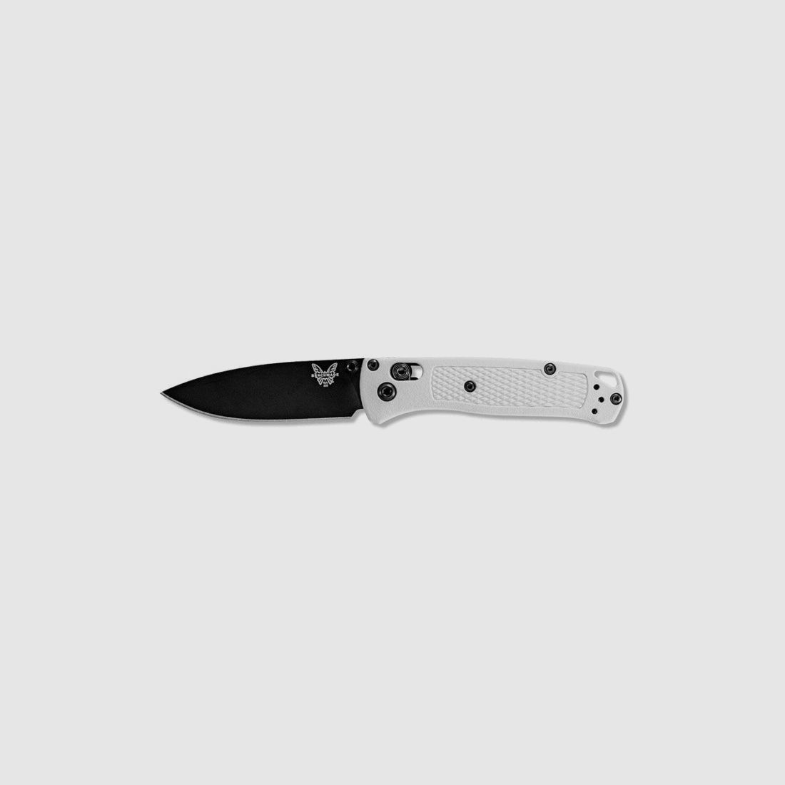 Benchmade Mini Bugout Grivory Mes - Lemmet 71mm Oranje / Wit, afbeelding 2 van 2