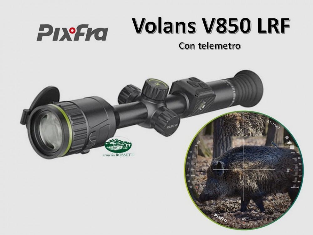 PIXFRA VOLANS V850 LRF Tages- und Nachtsichtzielfernrohr mit Entfernungsmesser
