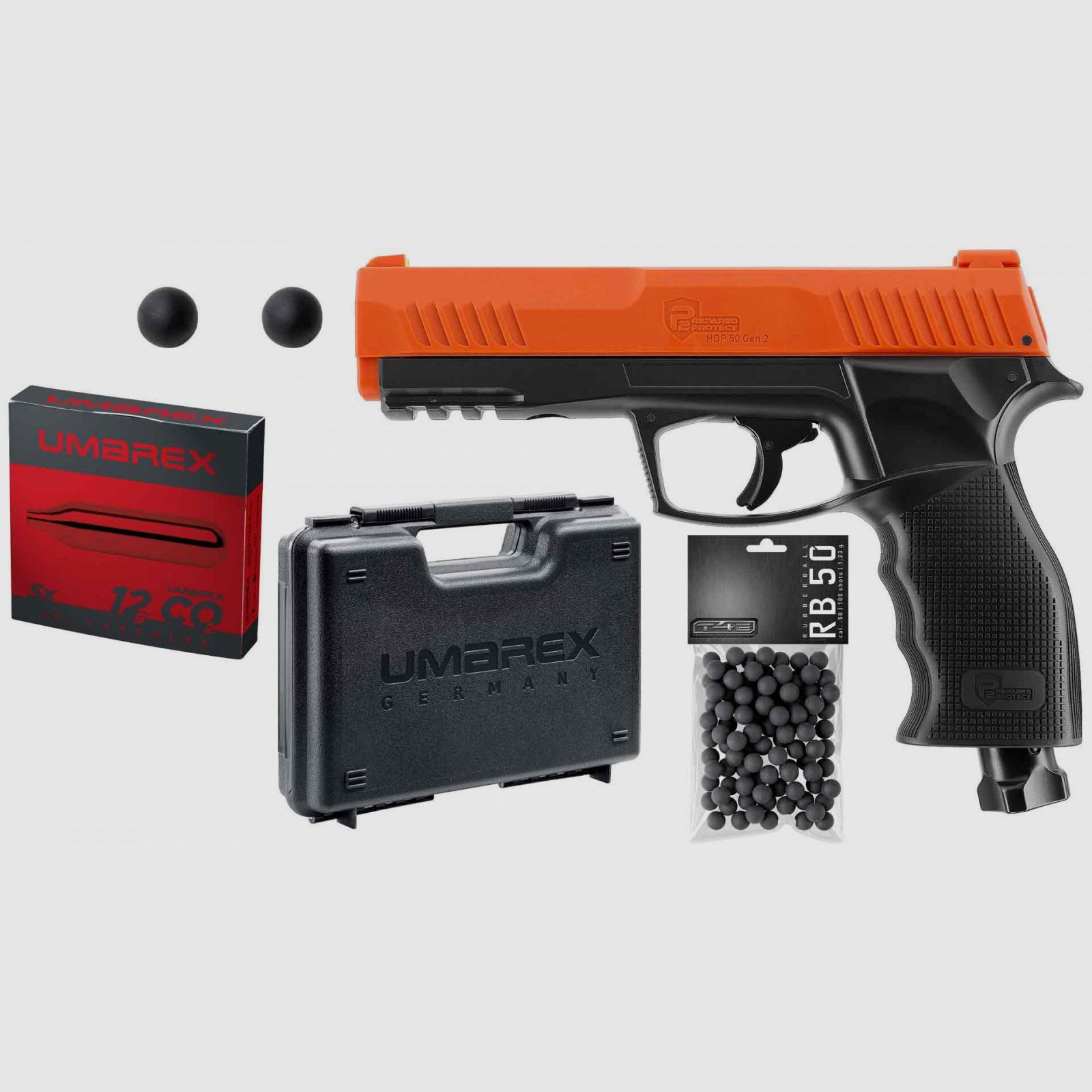 Pack Pistole Gummigeschoss P2P HDP50 Gen 2, Bild 2 von 2