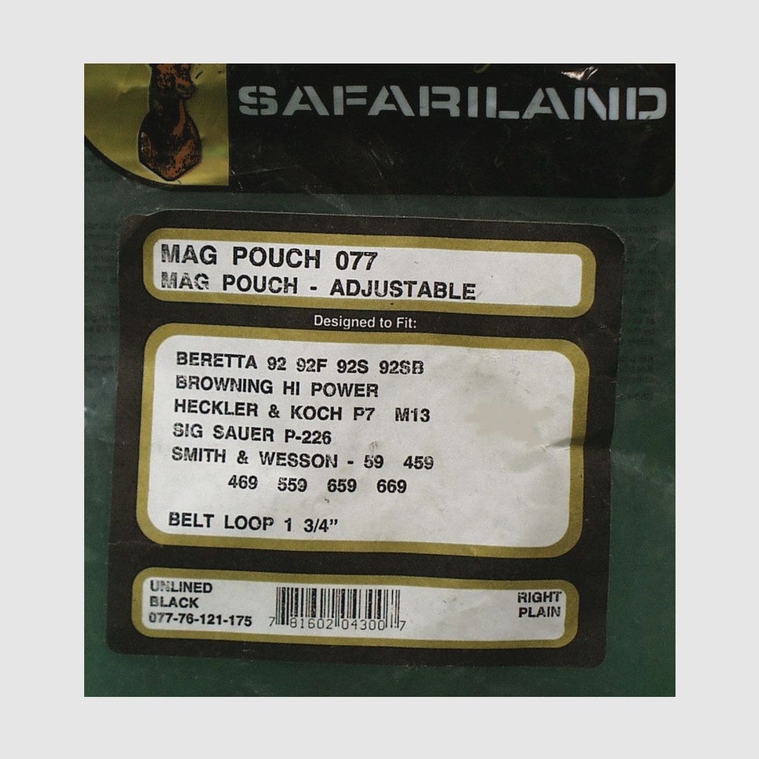 Safariland Mag Pouch 077 / Adjustable