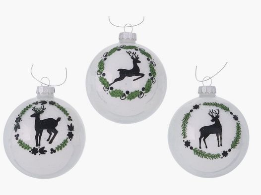 LivingActive Peeke Set di 3 palline di Natale