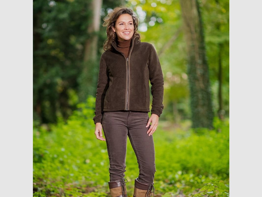 BALENO Veste Fleece Femme Sarah Marron, image 3 sur 3
