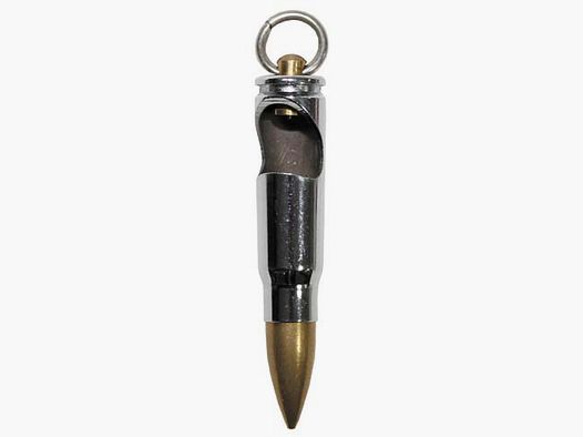 Anhänger-Patrone, "AK-47", silber, mit Flaschenöffner