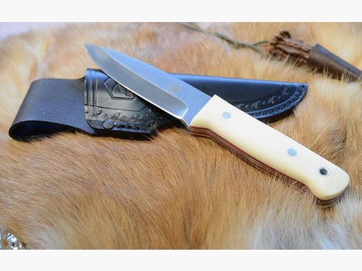 Alljagd Jagdmesser Elfenbein-Micarta