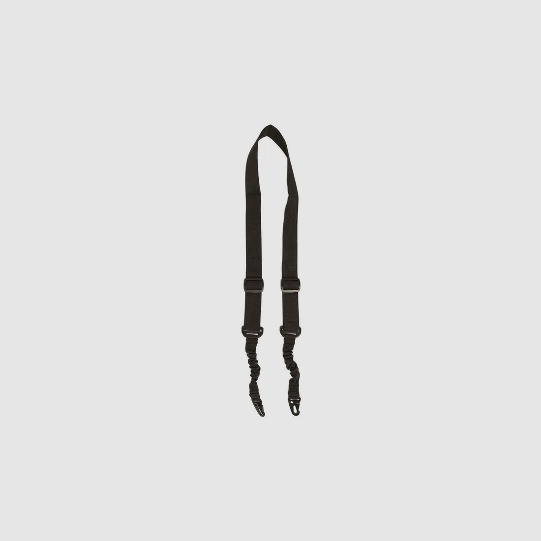 Tactical Gewehrgurt / Tragegurt mit Bungee (67-112cm), 2-Punkt, SCHWARZ