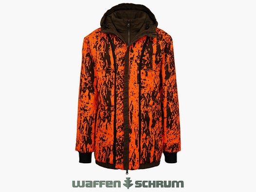 Chaqueta reversible Hubertus Janus Micro Oliva/naranja