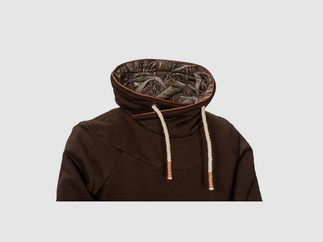 Camokönig Lieblingshoody Damenhoody braun