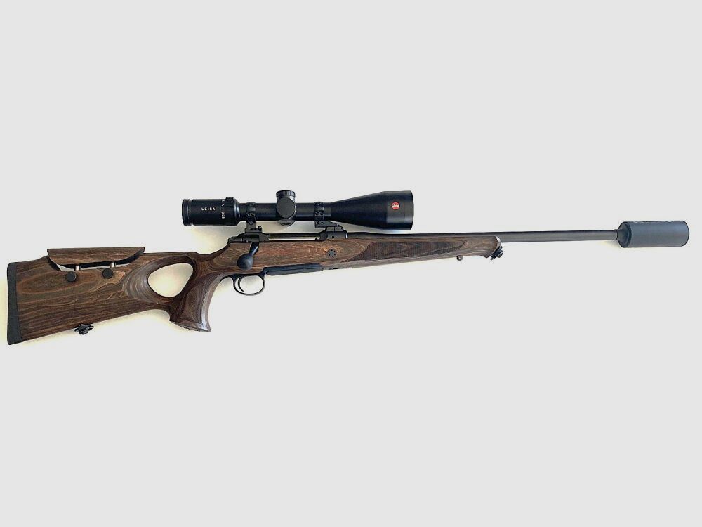 Sauer 101 GTI mit Zielfernglas und Schalldämpfer