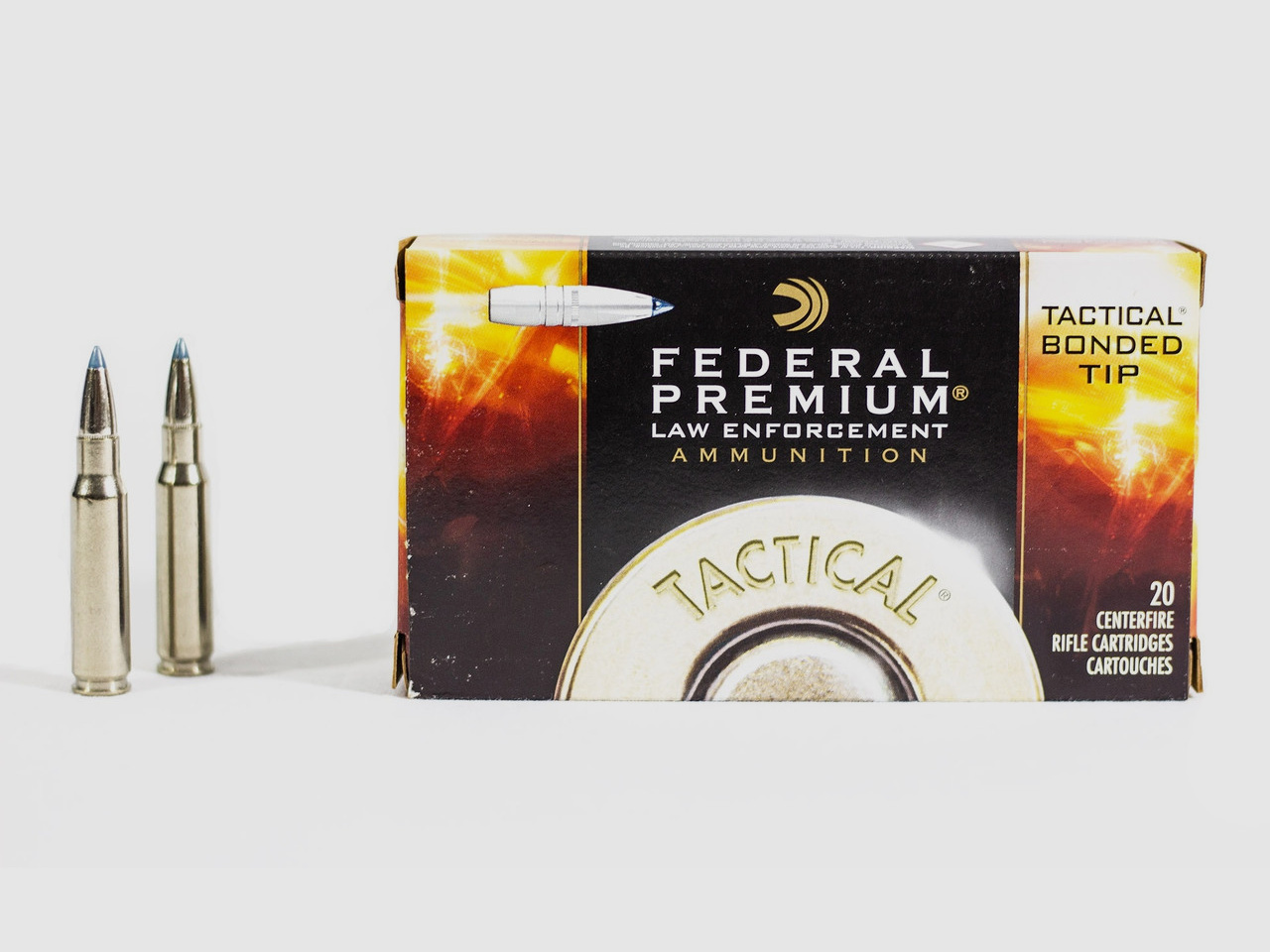 Federal Tactical Bonded Law Enforcement .308 Win. 168GR BSP 20 cartouches