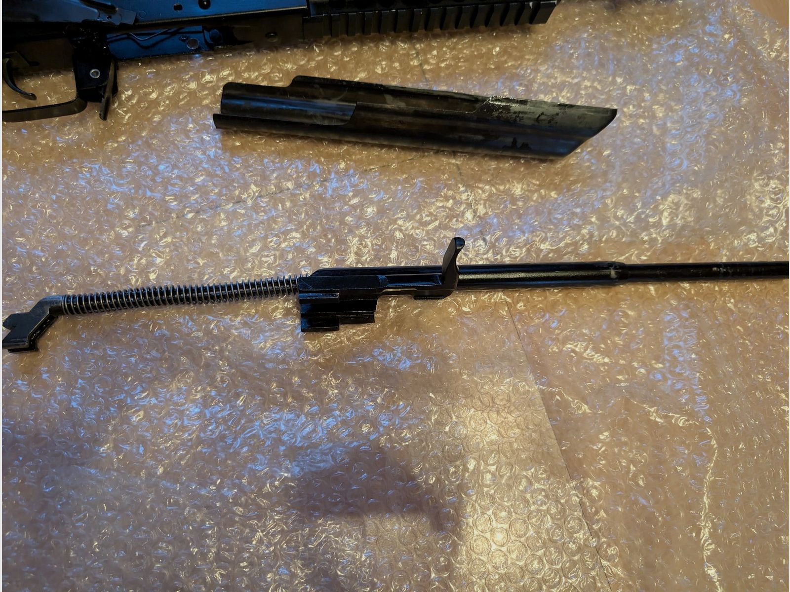 MWM Gillmann Yunker 4 CO22 AK74 fucile ad aria | Cal. 4,5 mm BB | Originale IZHMASH produzione | con impugnatura anteriore Picatinny & PK - 3 impugnature e compensatore decorativo