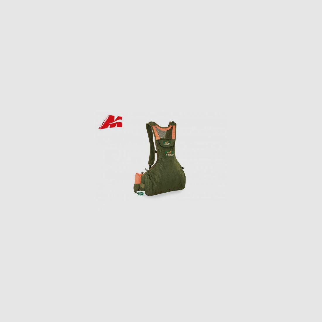MARSUPIO Rucksack Weste Wildleder