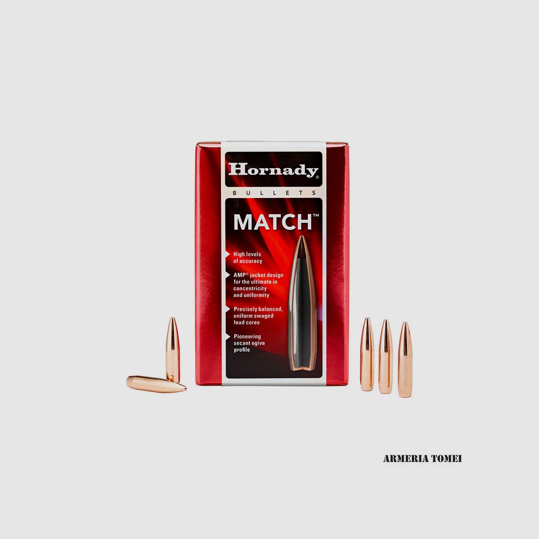 PALLE DA RICARICA – HORNADY – 22 Cal .224 52 gr BTHP Match™ (100PZ)