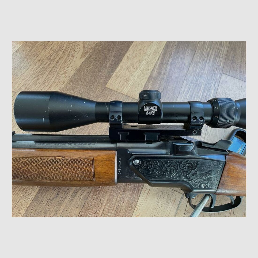 Brünner ZH306 with Vario optics 3-9x42, cal. 12/70 & 5.5x50R0 & 5.5x50R