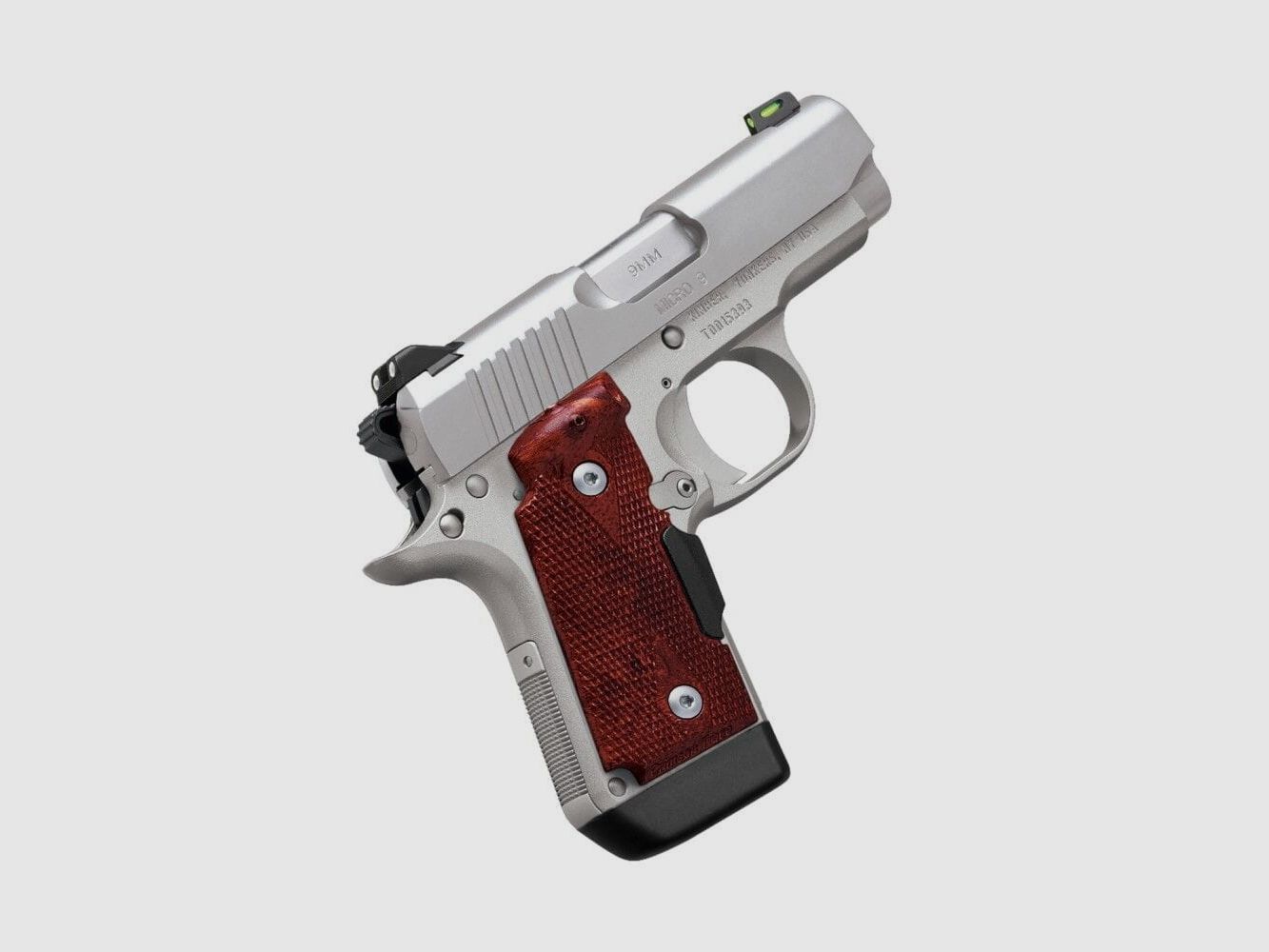 Pistola Kimber Micro9 Rosewood con laser cal. 9x19, immagine 3 di 4