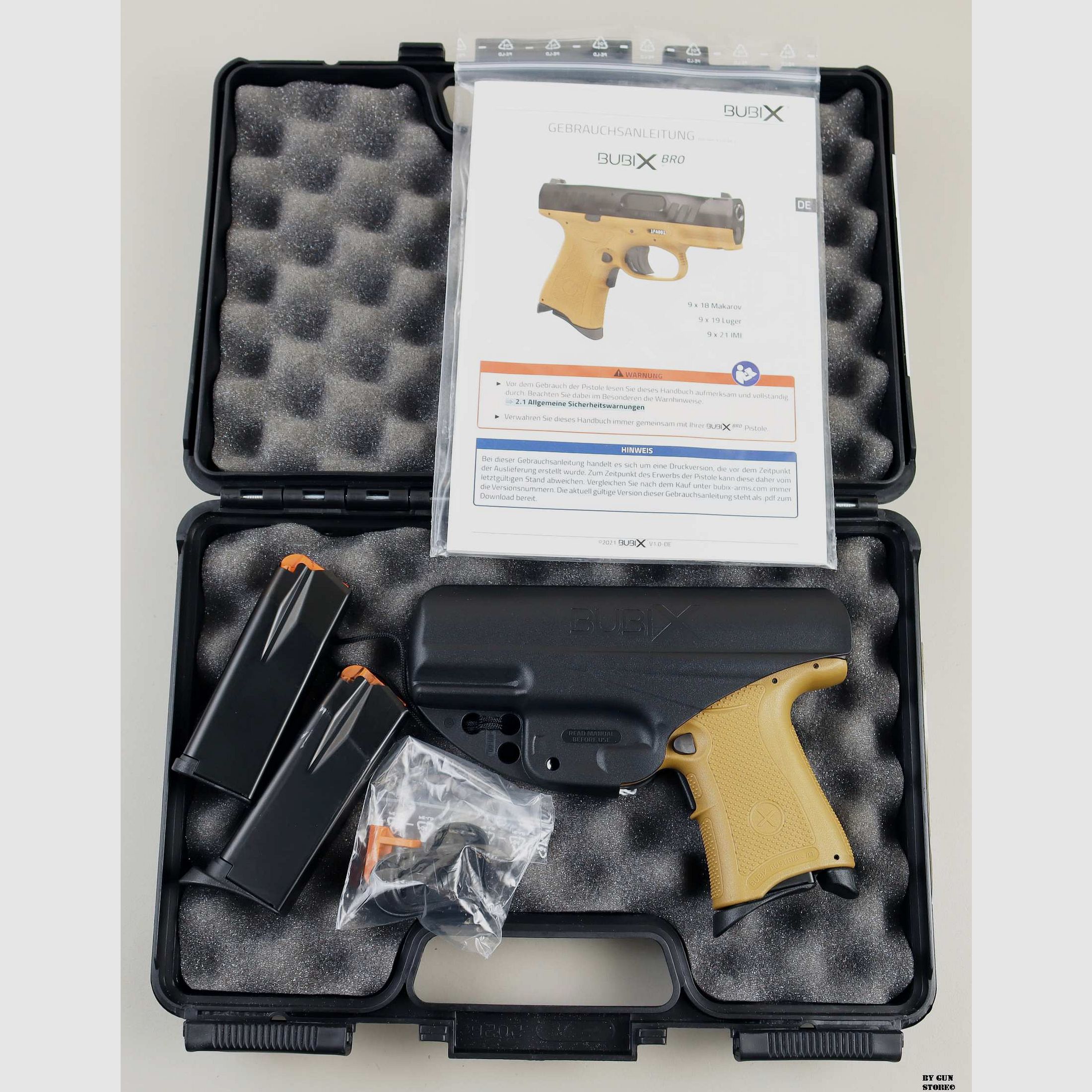 Pistole Bubix mod. Bro Kal. 9×19 Ser.-Nr. 1FD052, Bild 8 von 10
