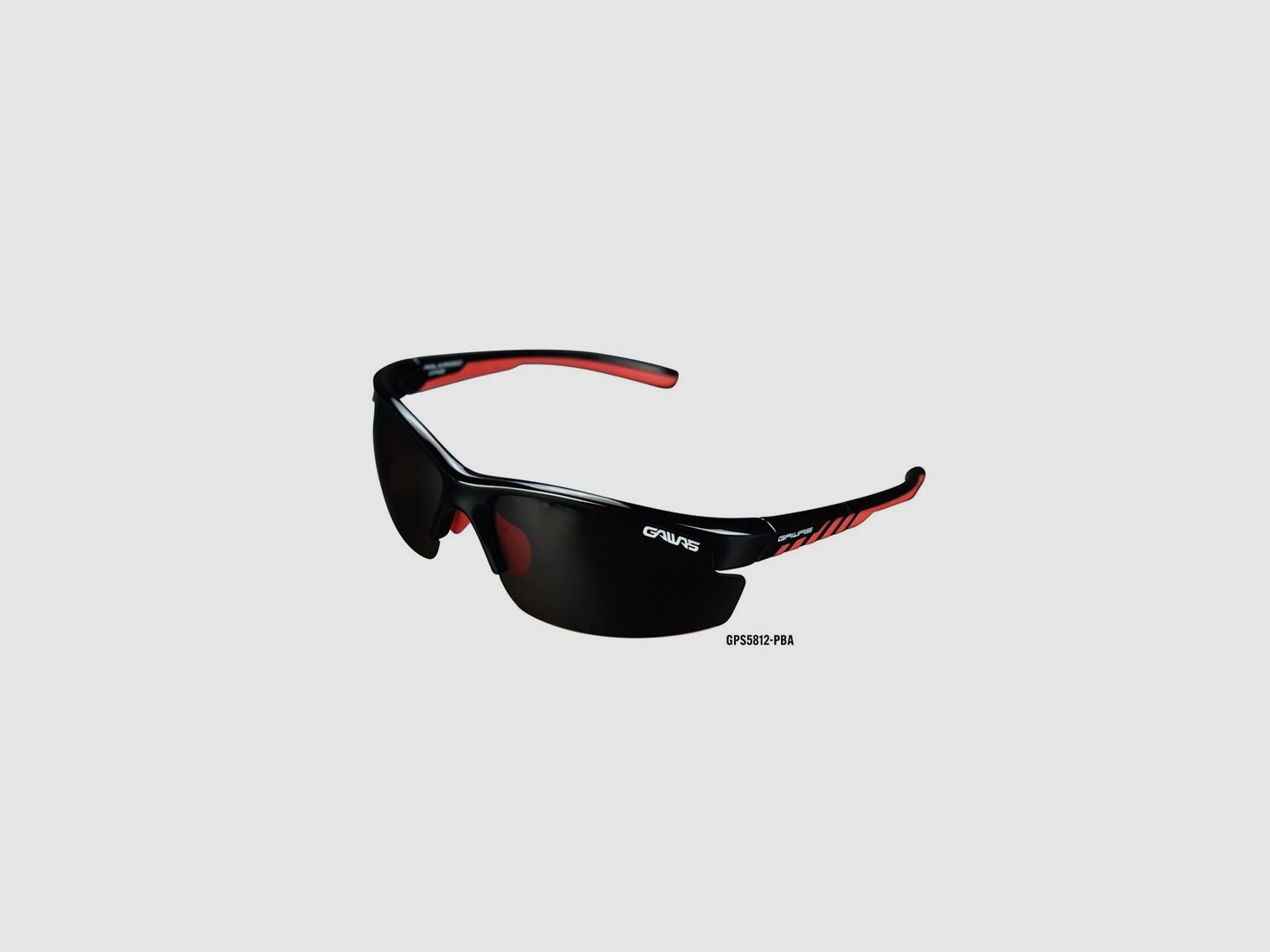 XZOGA LUNETTES POLARISÉES GAWAS NOIR-ROUGE, image 2 sur 2