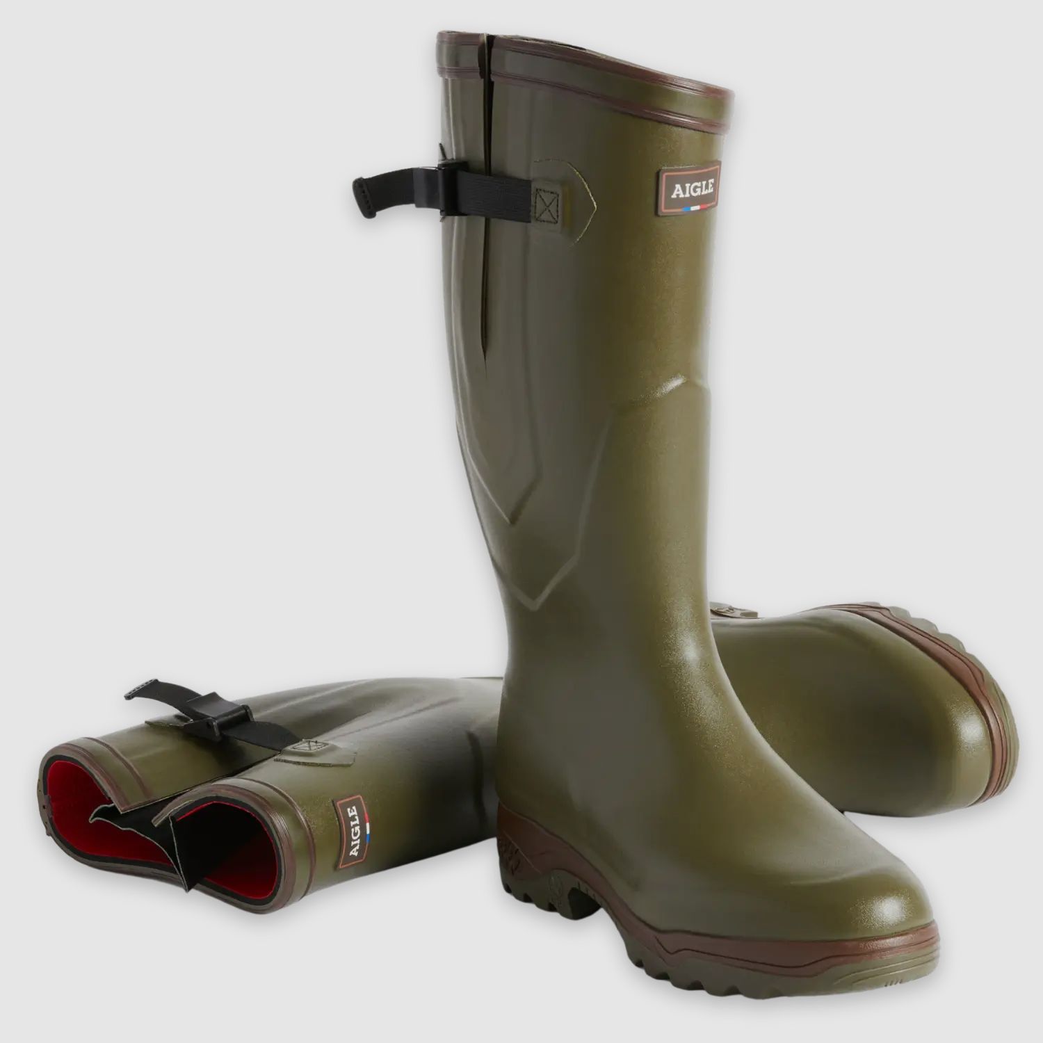 Aigle Parcours 2 ISO Rubber Boots (Khaki)