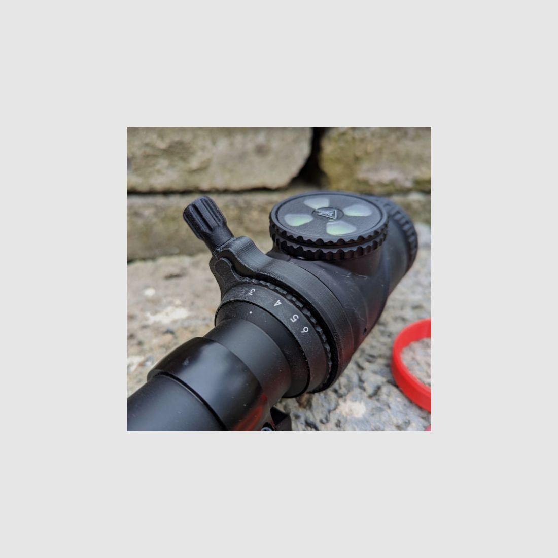 Für Trijicon Accupoint: Schnellverstellhebel für Vergrößerungseinstellung der Trijicon Accupoint Serie