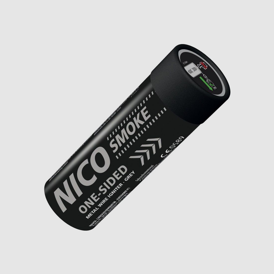 NICO 80 secondi granata di fumo per paintball (nero-grigio)