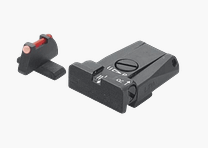 LPA Micrometer Sight SPR for Beretta 92A1, 98A1 with Red Fiber Optic Front Sight