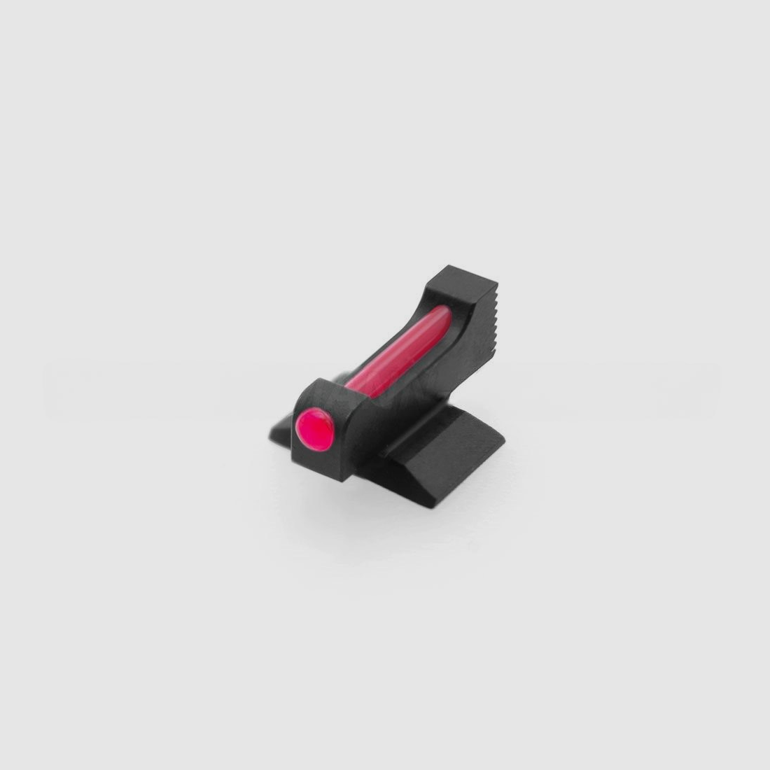 Eemann Tech front sight for 1911/2011, checkered with 1.5 mm fiber optic rod, height x width: .180″ (4.60 mm) x .125″ (3.20 mm), image 2 of 3