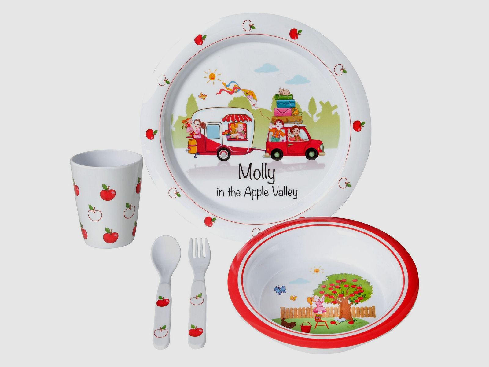 Set di piatti Molly, 5 pezzi