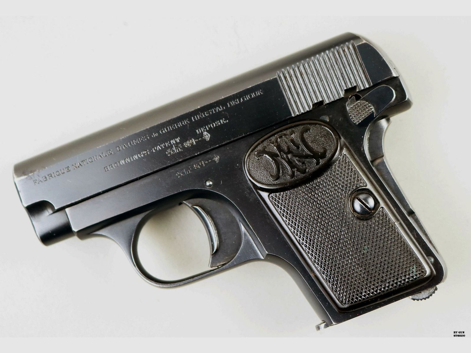 PISTOLE F.N. BROWNING MOD. 1906 CAL. 6,35 matr. 522551, image 2 sur 7
