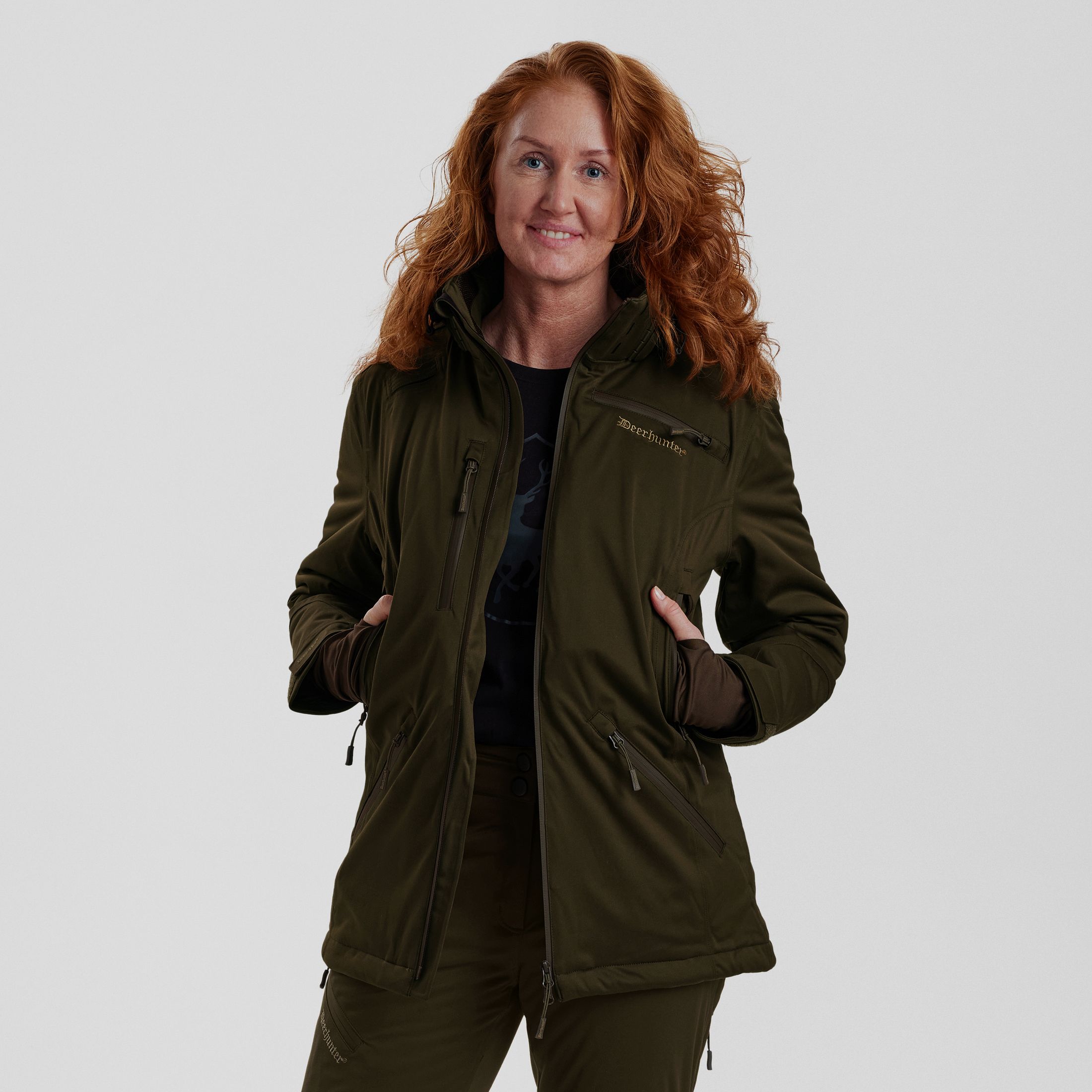 Excape Winter Jacke - Art Green – Kleidergröße Damen: 38