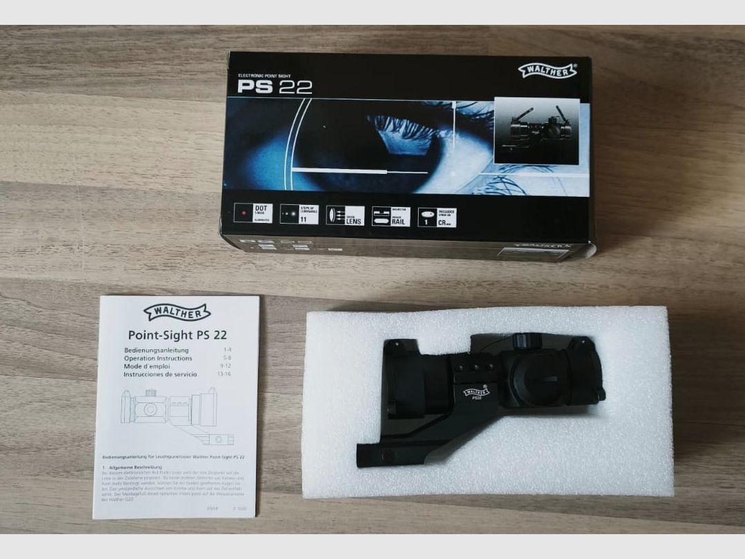 Walther PointSight PS22 Red Dot richtkijker