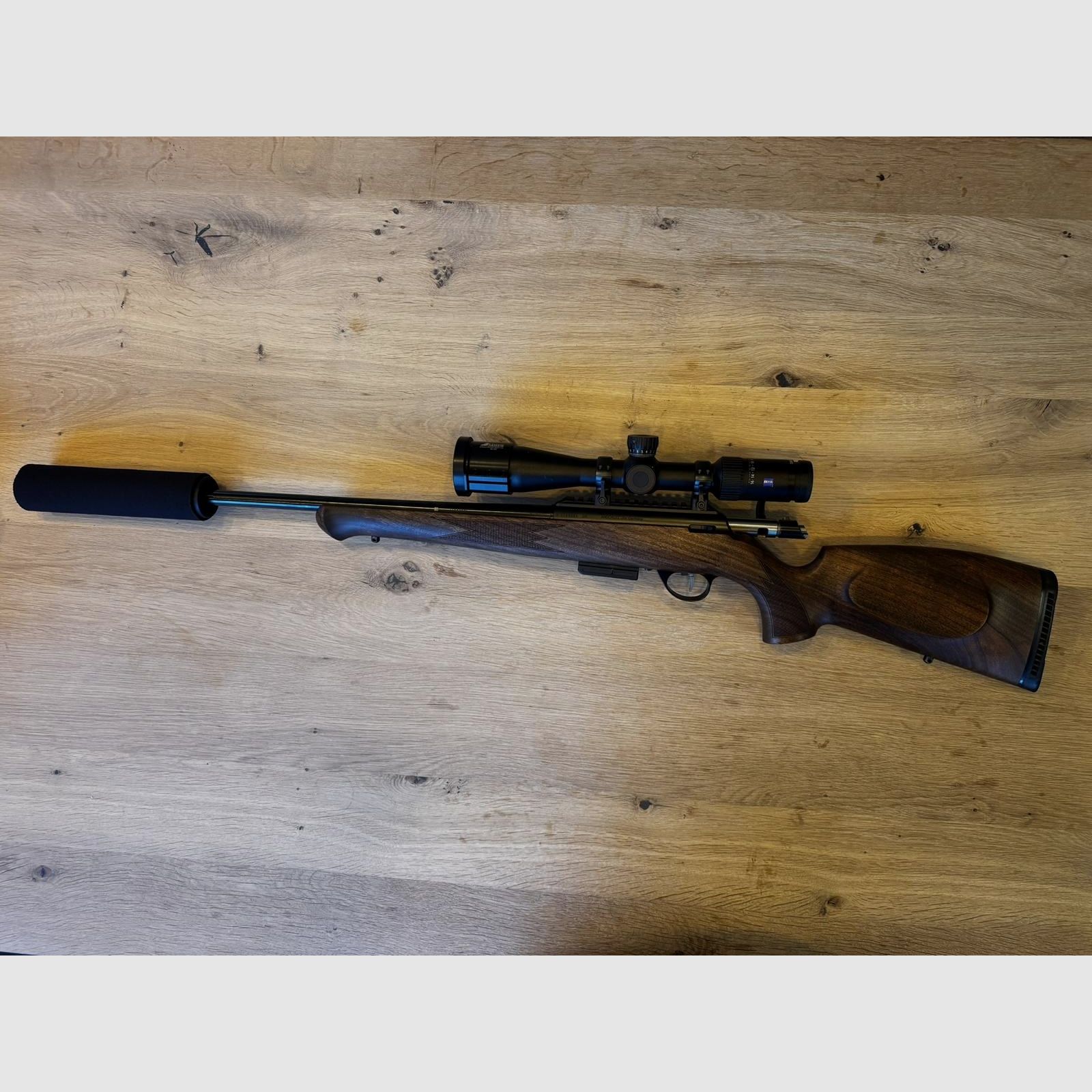 Anschütz 1771 .17 Hornet, Zeiss V4, Svemko Schalldämpfer