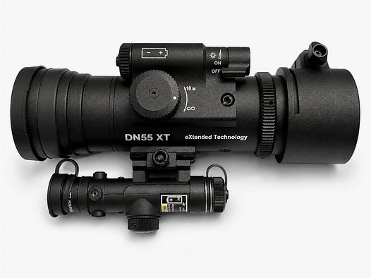 Dipol DN55 XT Gen. 2+ dispositivo di visione notturna (b/n) set completo incluso IR-Strahler 850 nm & adattatore