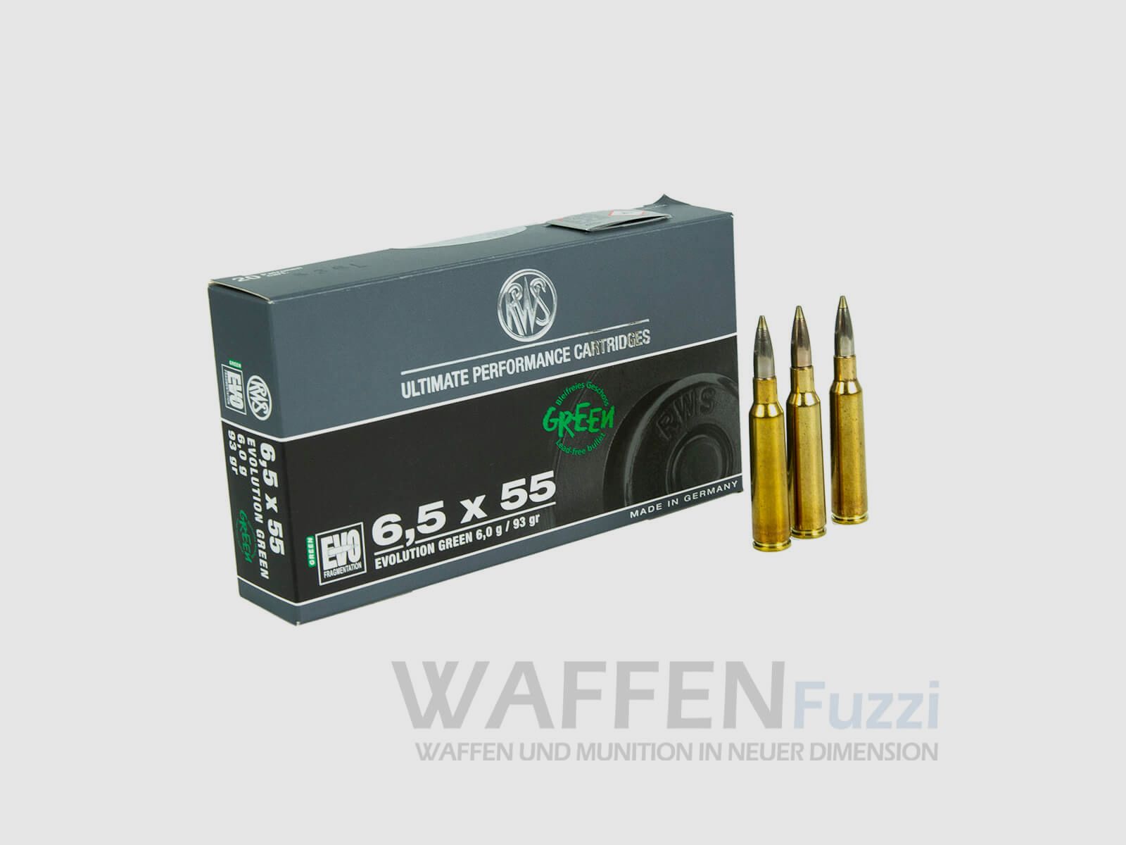 RWS 6,5x55 Evo Green 20 coups