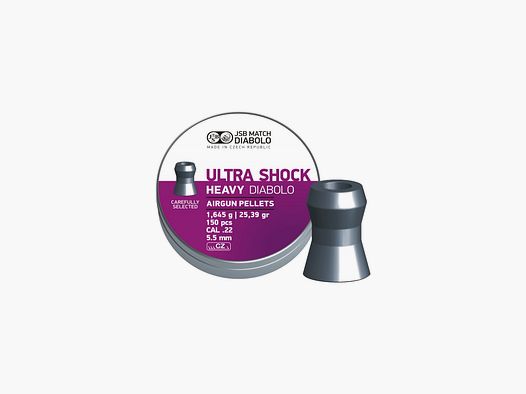 Pallini cal. 4,50 JSB Exact Heavy Ultra Shock 150 pz. 0,670 g