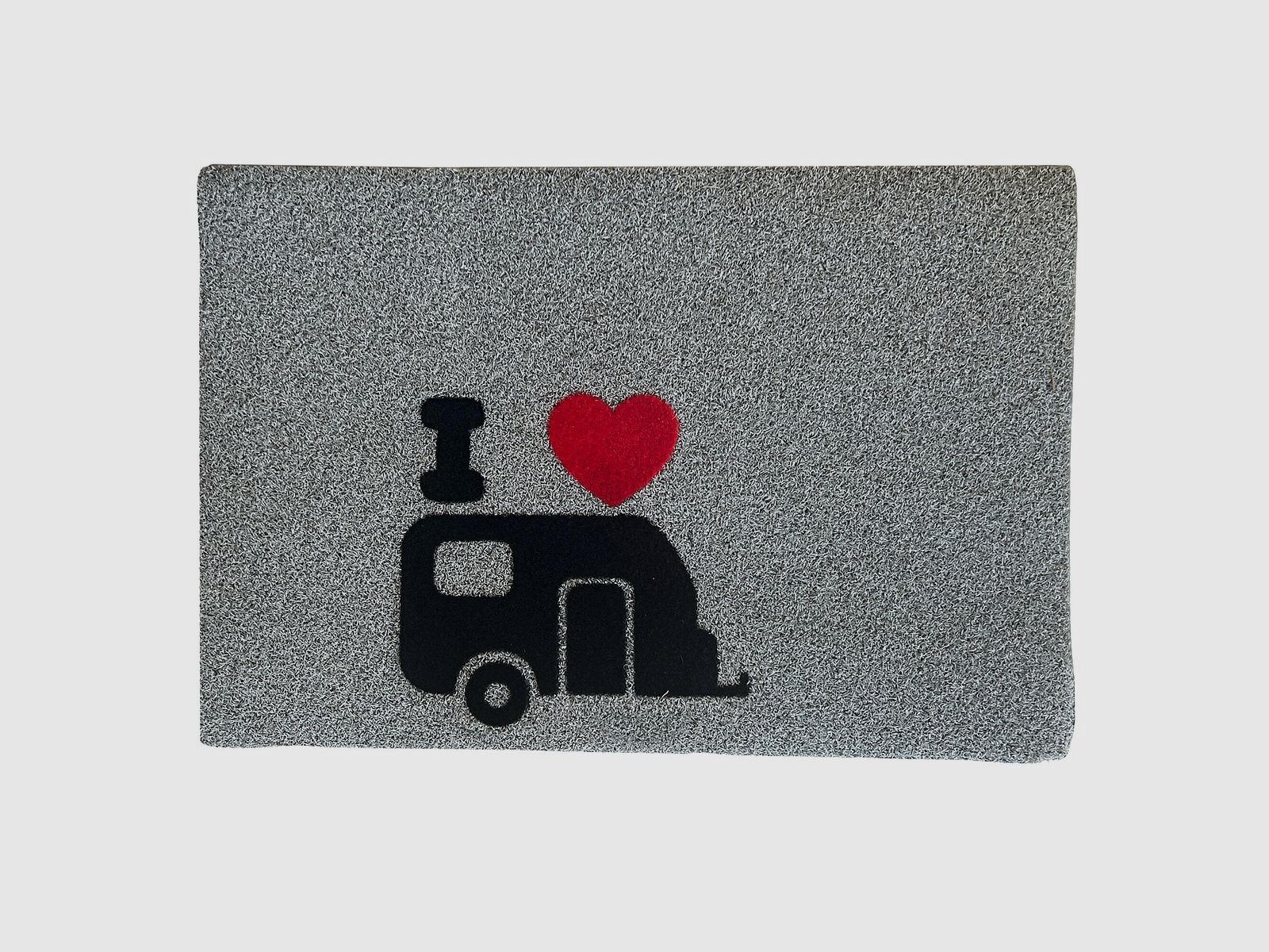 Doormat Green Flock "Grey", Caravan, image 1 of 2