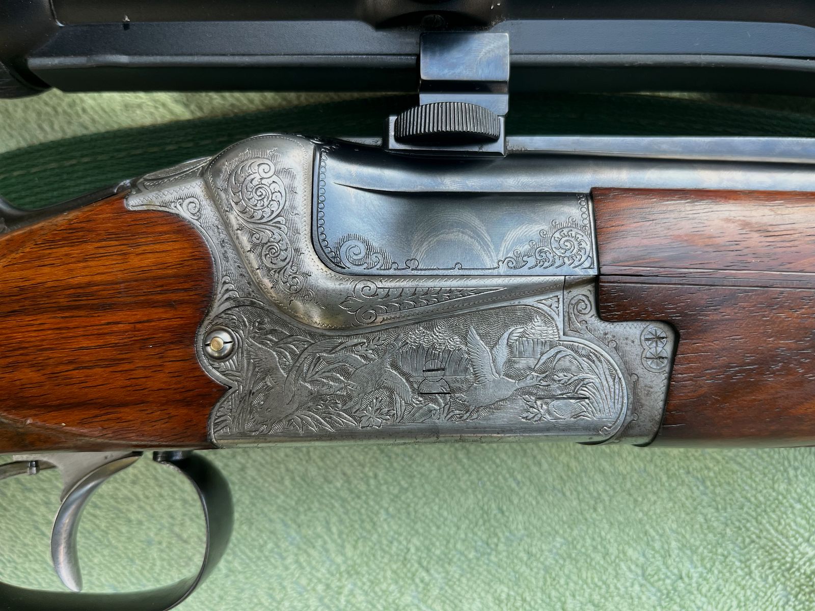 Neuwertige Bockbüchsflinte MERKEL Suhl BBF 7x65R 20/76 Swarovski 3-12x50 Z4i selten