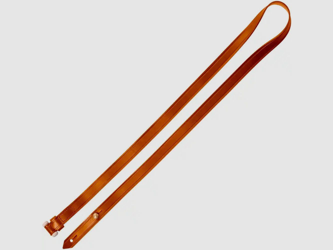 Sangle en cuir Frankonia claire 115cm