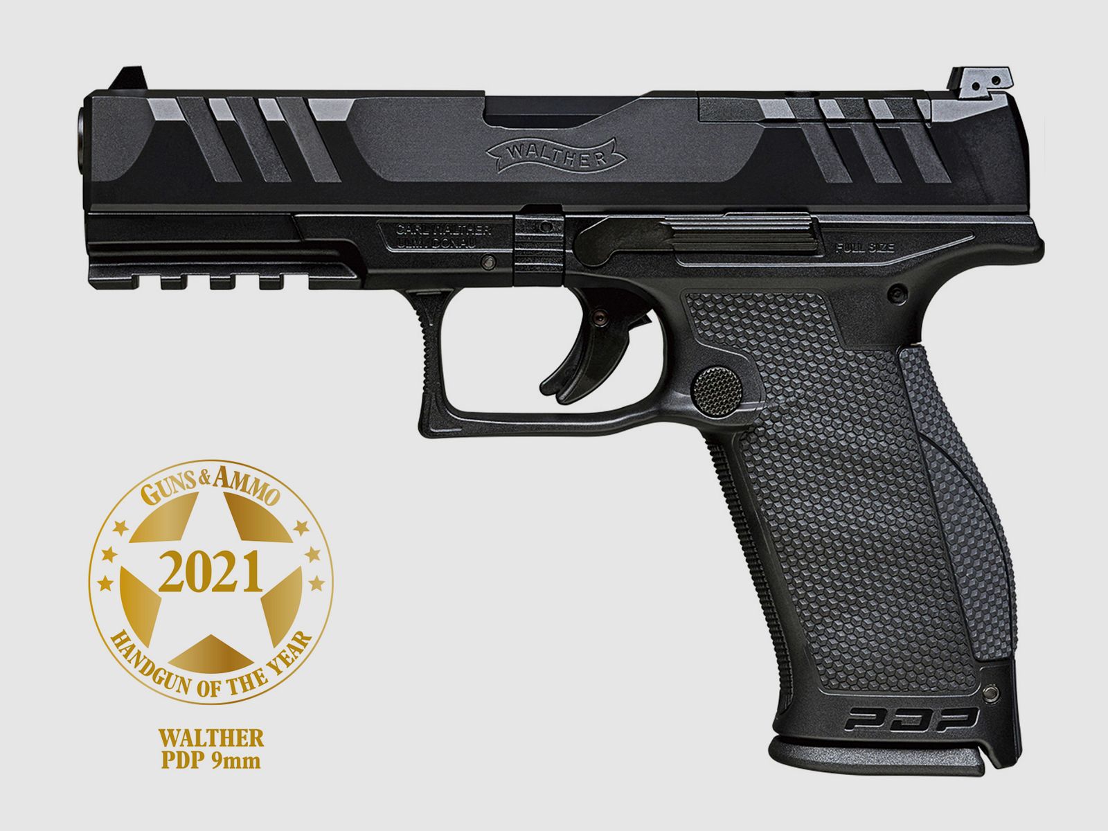 Pistola WALTHER PDP Full Size 9mm Luger Pronta per Ottica 4.5"