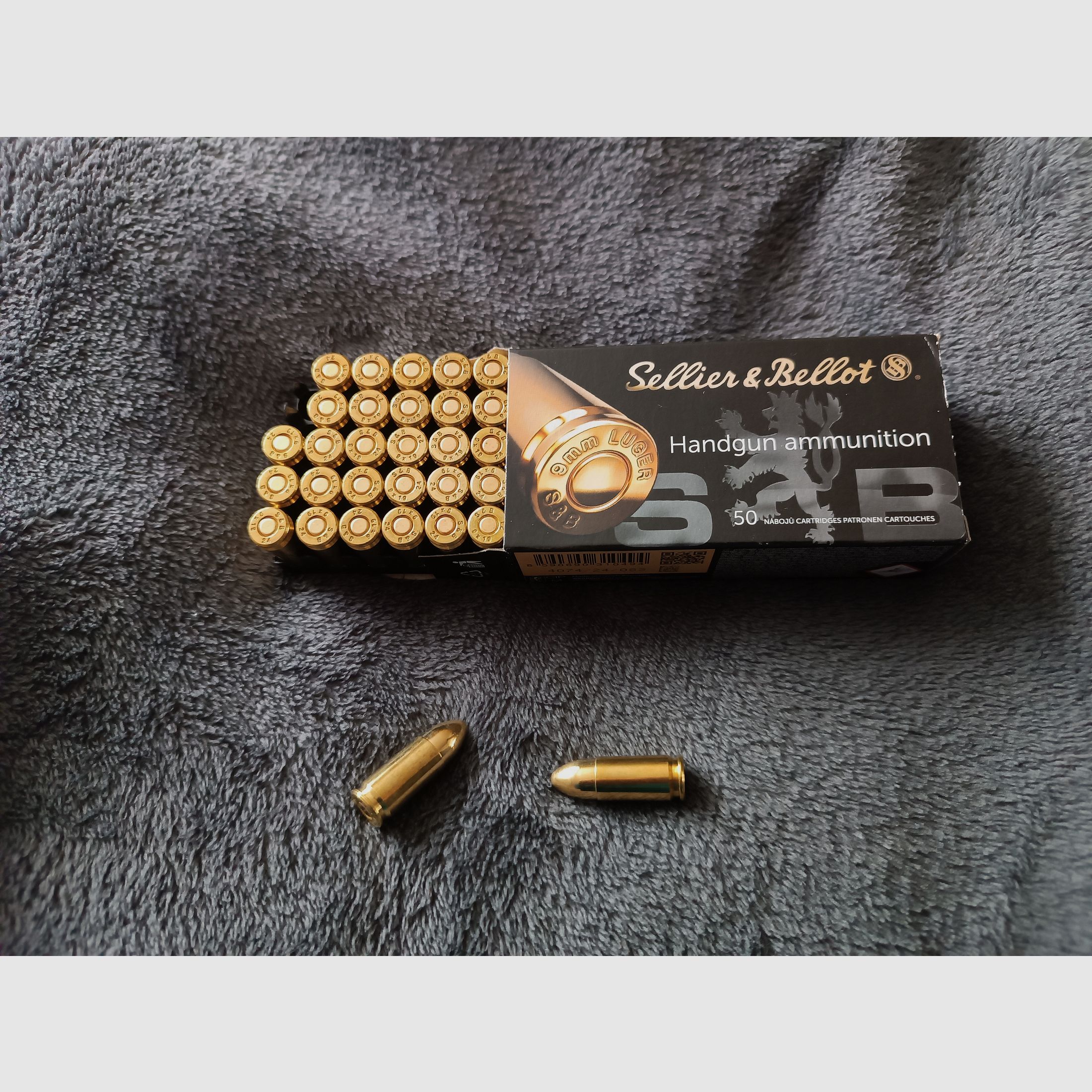 S&B 9mm 124gr FMJ 