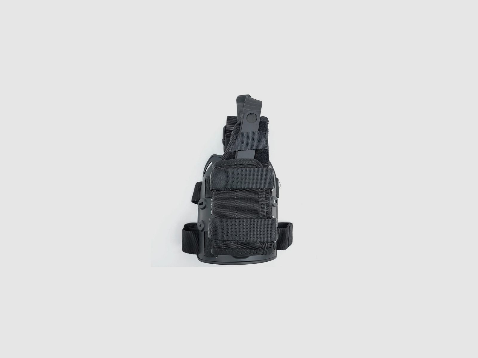 Universal padded King Cobra hip holster in Cordura model HCLG right black, image 1 of 2