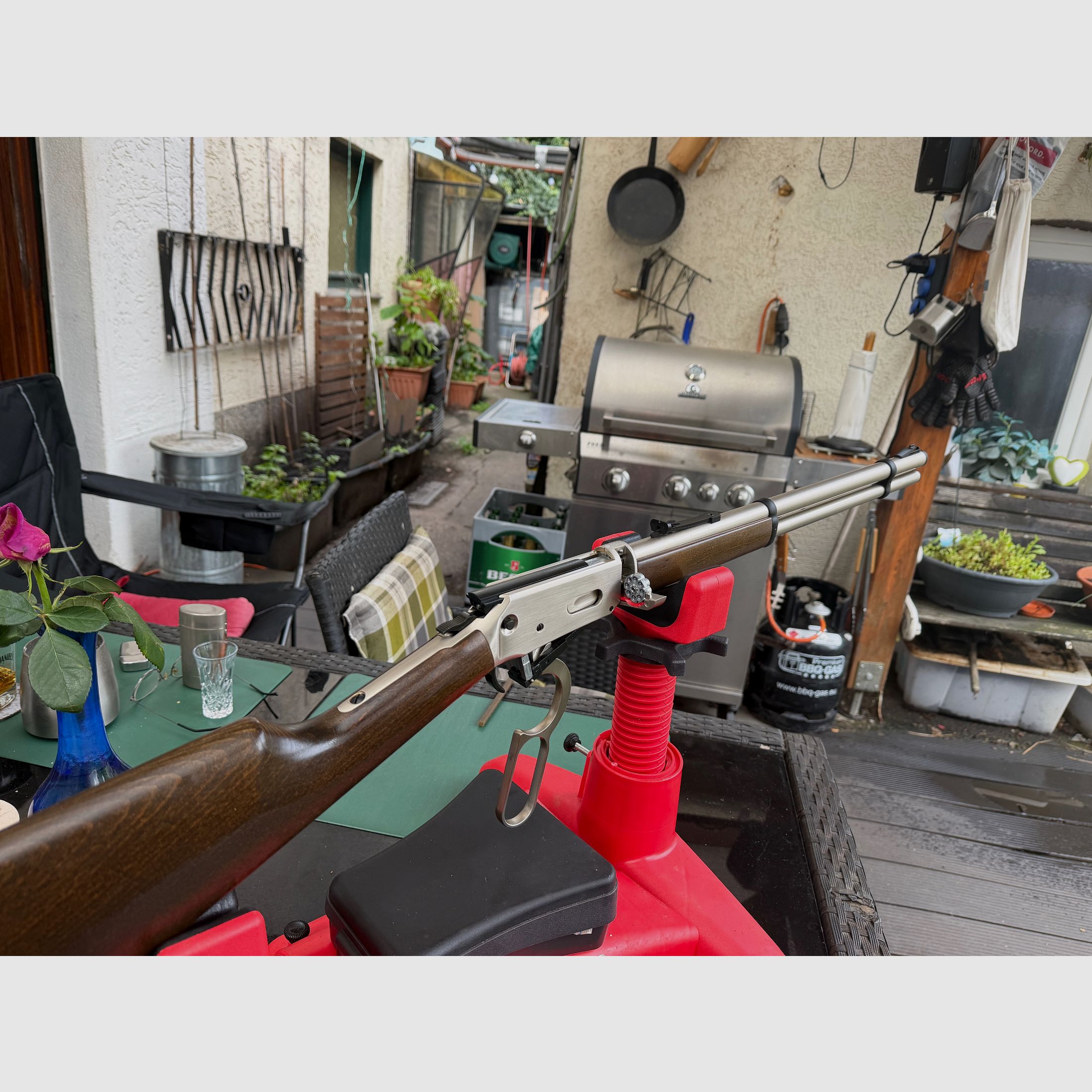 Walther Lever Action Steel Finish 4.5 mm Air Rifle