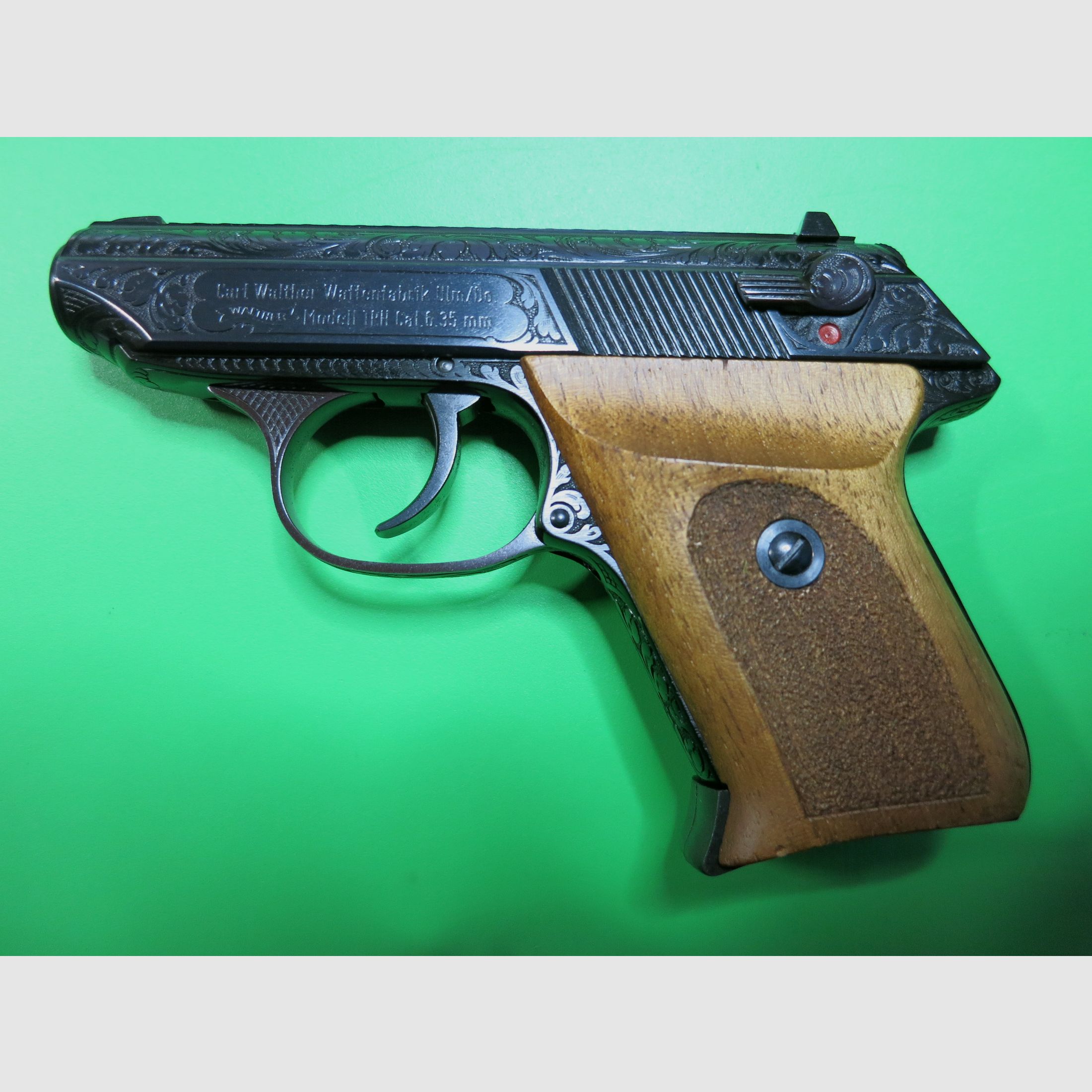 Walther/Ulm, Modell TPH "Eichenlaub", Kaliber .22lr, Taschenpistole, wie neu     #73, Bild 6 von 12