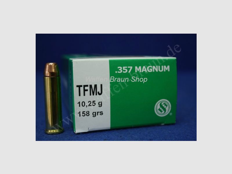 S+B .357Mag. TFMJ NON-TOX 158grs. 50St