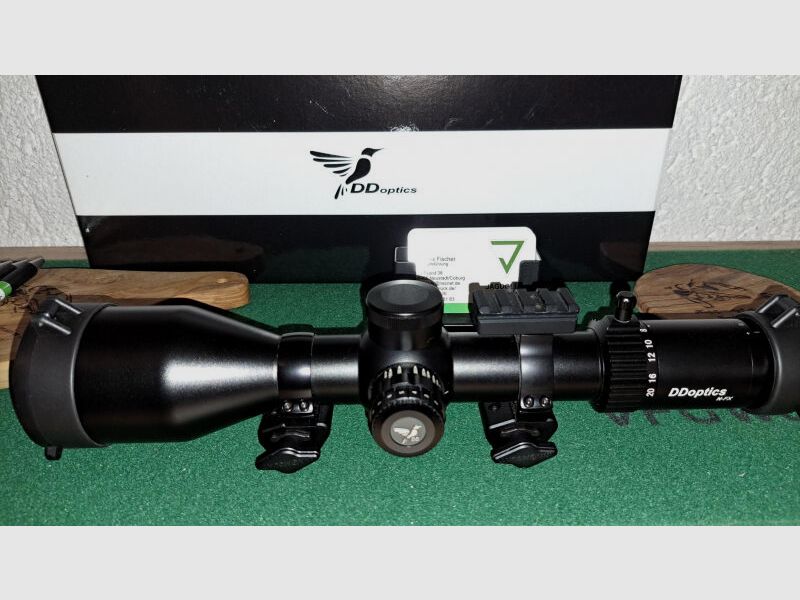 DDOPTICS DDOPTICS Nighteagle V8 2,5-20x56 NFX Supershort, Absehen A4N, I-Fiber, MRAD