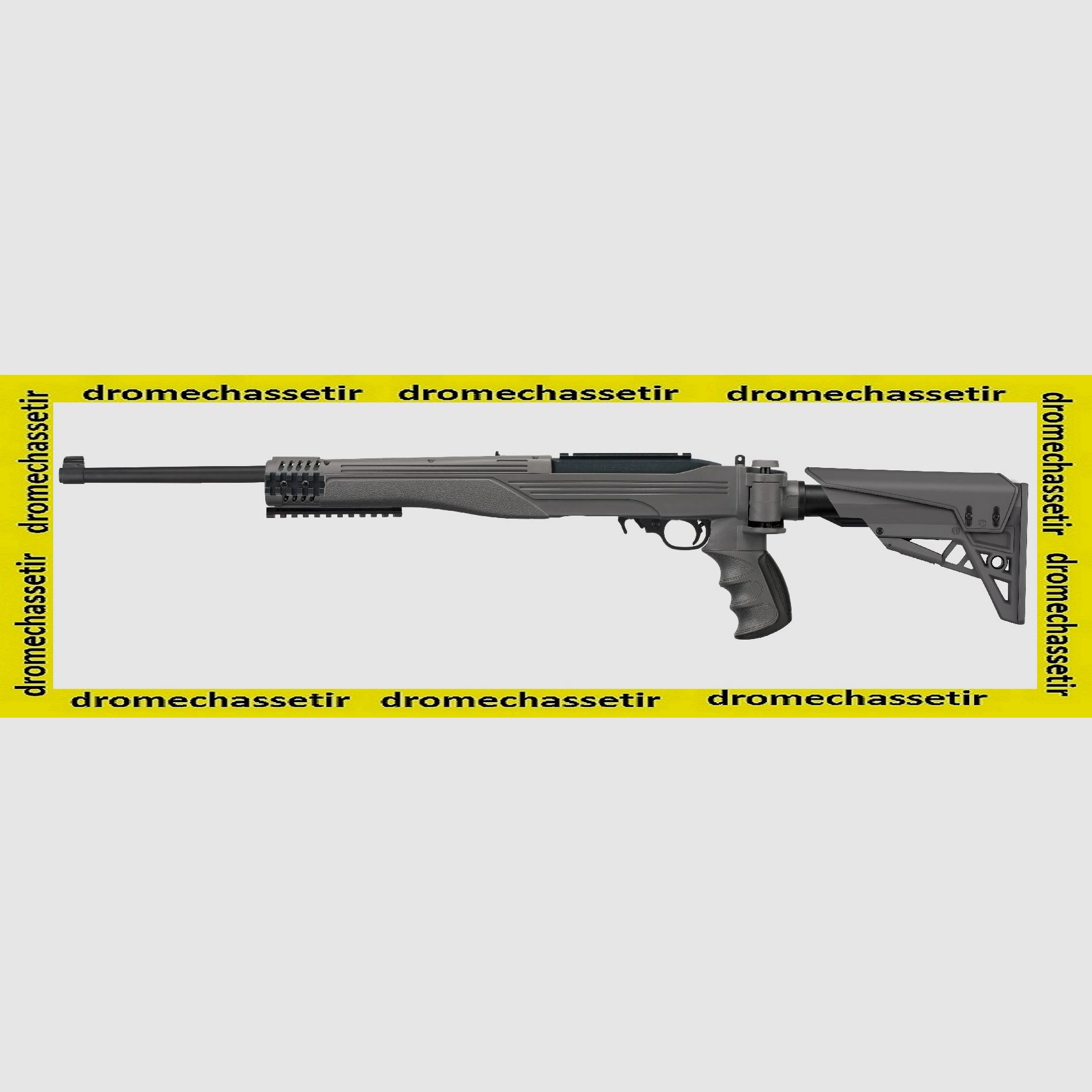ATI Strikeforce Klapp- und Teleskopschaft für Ruger 10/22 grau, Bild 3 von 3