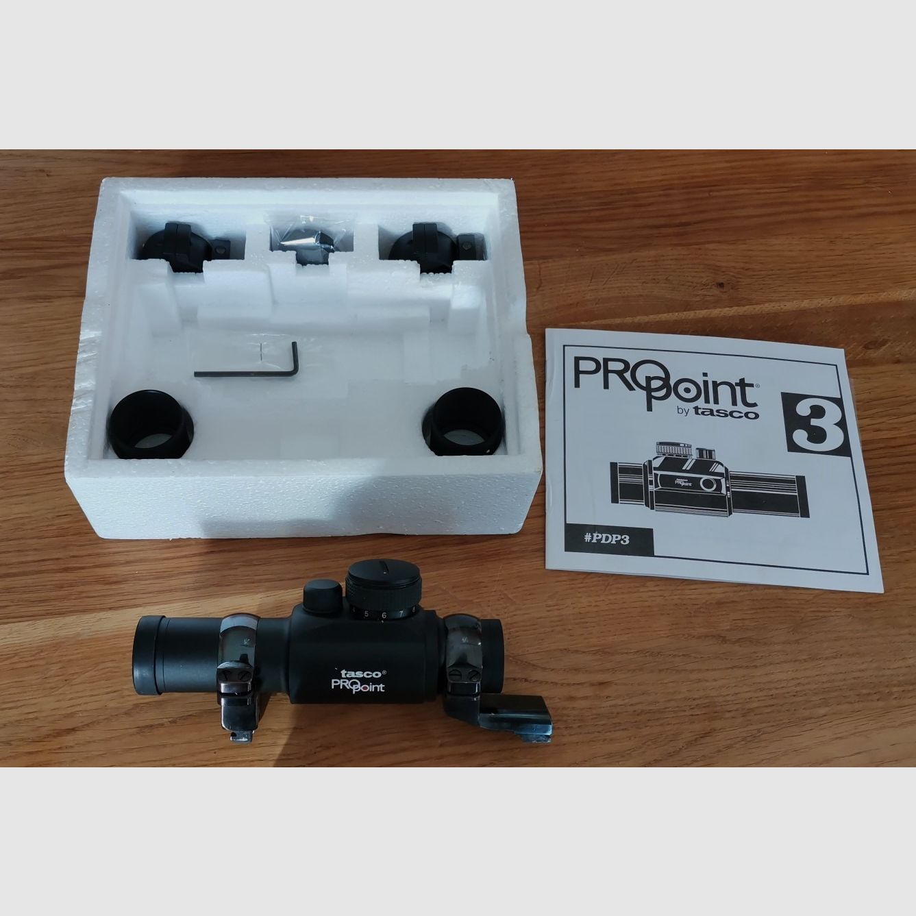 Tasco Pro Point 3, punto rosso punto luminoso, 30mm