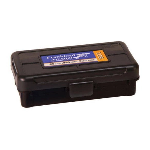 Frankford Arsenal Munitionsbox – 50 Stück 9 mm Luger / .380 Auto / .25 ACP, Bild 1 von 2