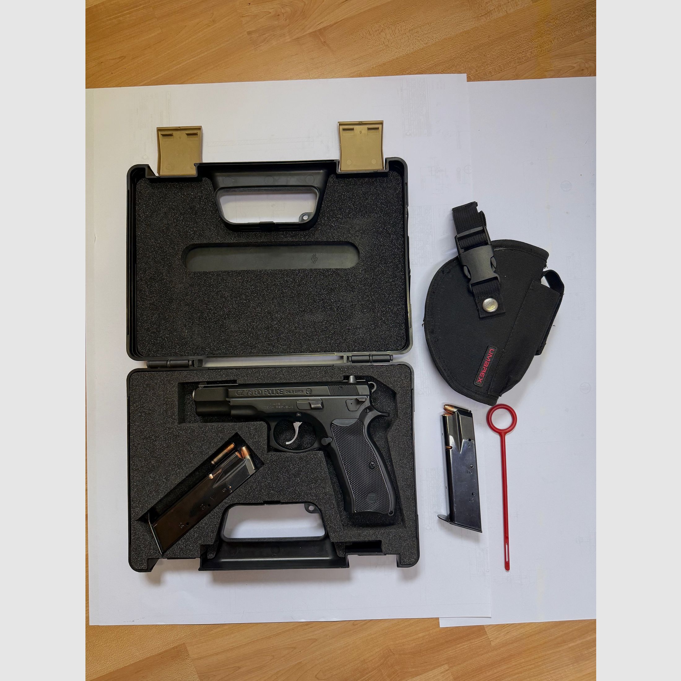 Pistola corta CZ 75 BD Polizia 9mm