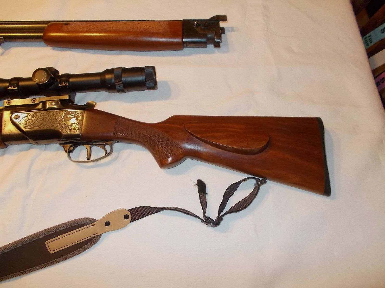 Bockbüchsflinte mit Wechsellauf von Brünner mit Zf